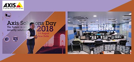 Axis Solutions displays its intelligent security products on its Annual Day