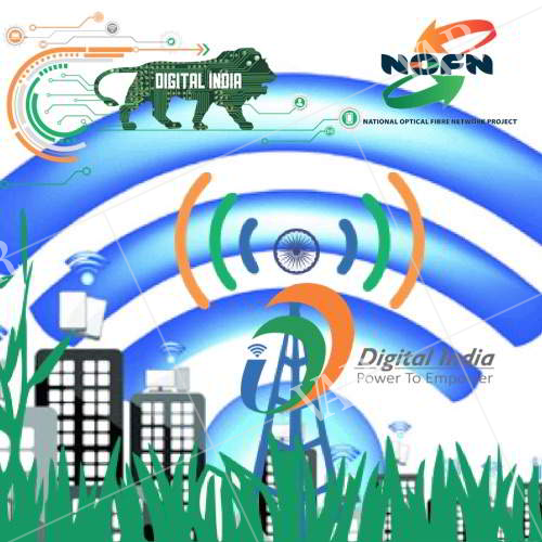 a digital india initiative  bharatnet scheme links 12 lakh panchayats through optical fibre