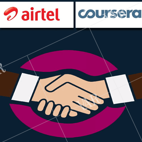 bharti airtel forges strategic alliance with coursera
