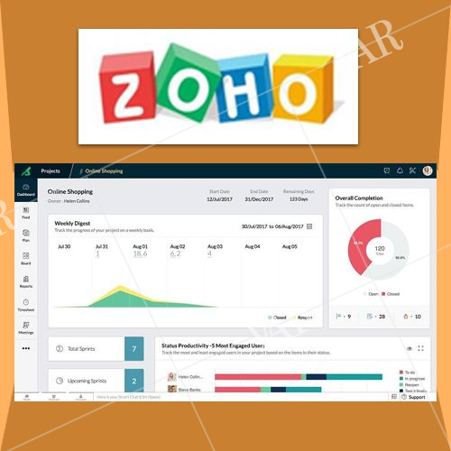 zoho presents agile project management software  sprints