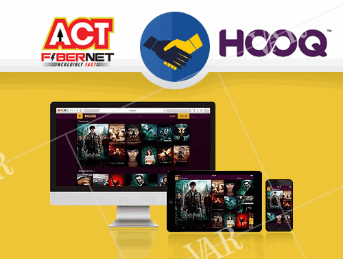 act fibernet signs strategic partnership with hooq