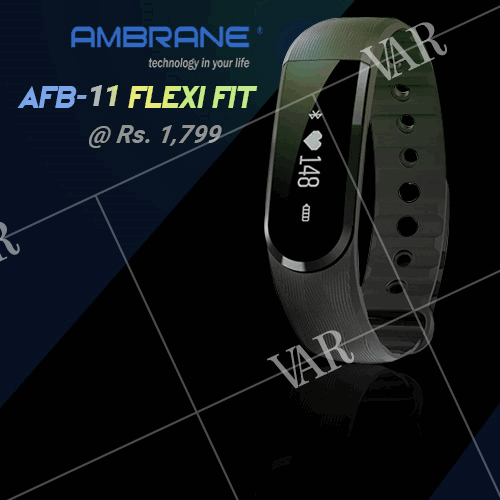 ambrane india launches heart rate monitor afb11 flexi fit