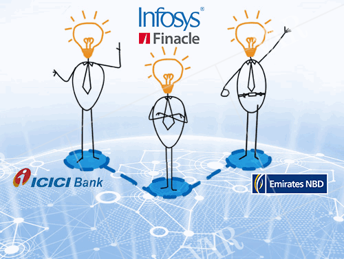 infosys finacle partners icici bank and emirates nbd to pilot blockchain