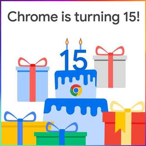 Google Chrome celebrating its 15th birthday with a fresh look