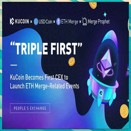 “Triple First” - KuCoin Becomes First CEX to Launch ETH Merge-Related Events