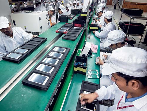 Mobile handset manufacturing units in India