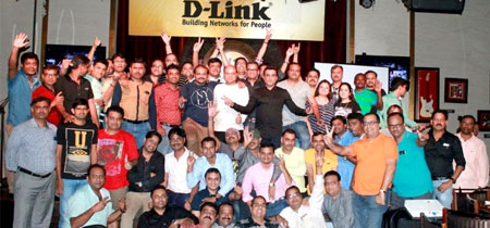 D-Link distributors celebrate their triumph at Hong Kong-Macau