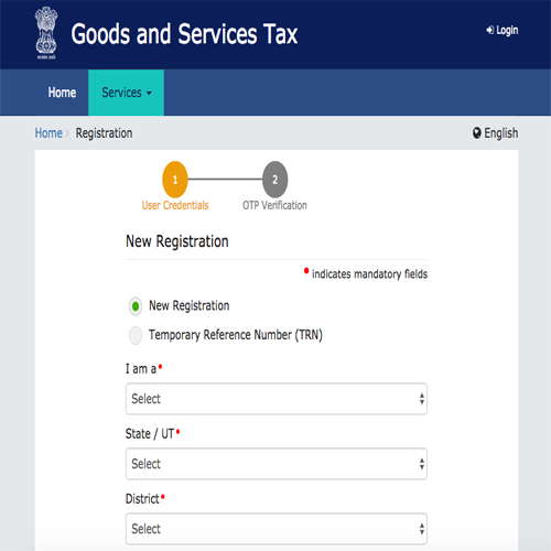 GST portal now opens its fresh registrations