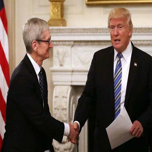 Apple to soon start 3 new manufacturing facilities in US: President Trump