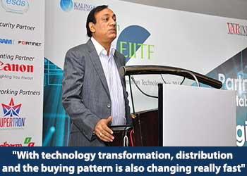 V K Bhandari, CMD - Supertron Electronics at 9th EIITF 2018