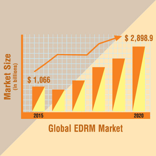 India's EDRM market spending has grown at double-digit rates