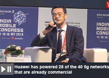 Jay Chen, CEO, Huawei India at India Mobile Congress 2019 - part - 2