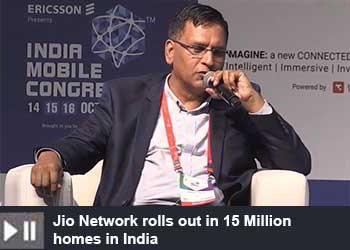 Anuj Jain - President, JioGigaFiber Business Jio Digital Life at India Mobile Congress 2019