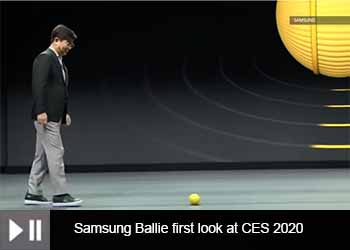 Samsung Ballie first look at CES 2020