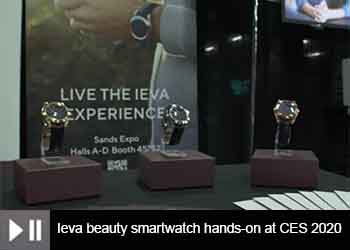Ieva beauty smartwatch hands-on at CES 2020