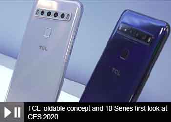 TCL foldable concept and 10 Series first look at CES 2020