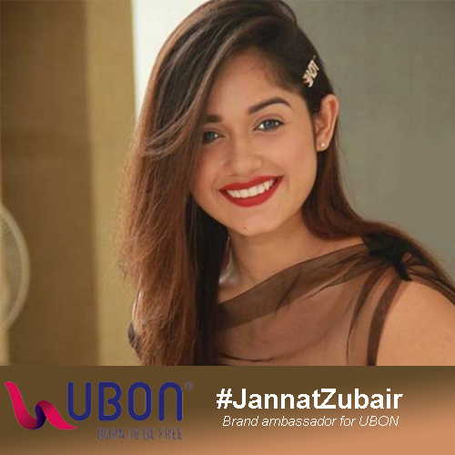 Jannat Zubair is now the brand ambassador for UBON