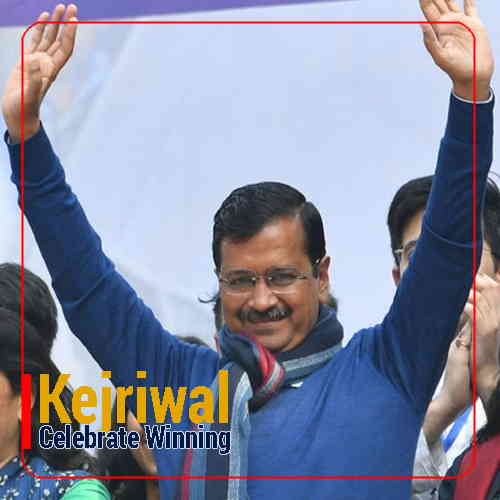 Kejriwal’s dual celebrations on winning day