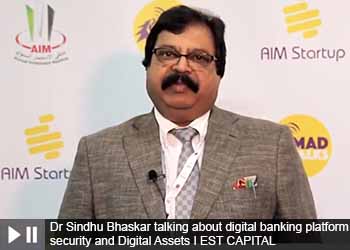 Dr Sindhu Bhaskar talking about digital banking platform security and Digital Assets I EST CAPITAL