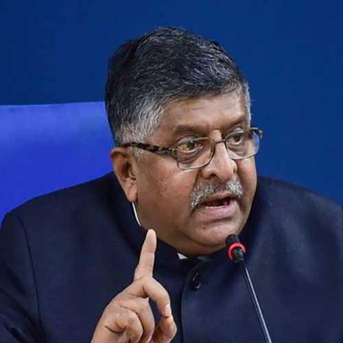 The Digital Ecosystem Needs a  Legal Framework for Governance  Union Law Minister, Shri Ravi Shankar Prasad