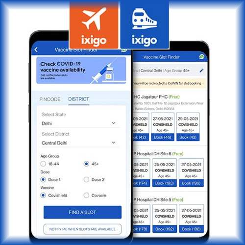 ixigo brings Real Time COVID-19 'Vaccine Slot Finder'