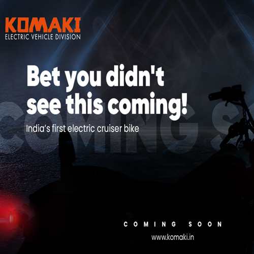 Komaki Electric Vehicles to soon launch their revolutionary cruiser