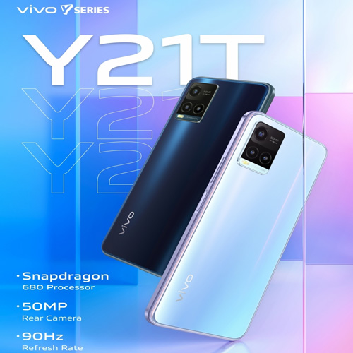 vivo offers Y21T with Snapdragon 680 and 50MP Rear Camera