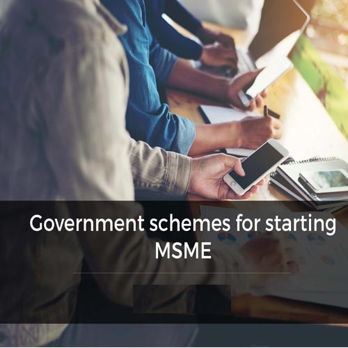 Government’s support to MSME