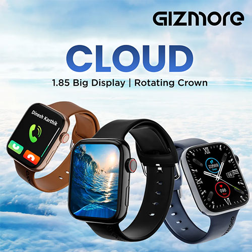 Gizmore introduces Gizmore Cloud smartwatch at just Rs 1,199/-