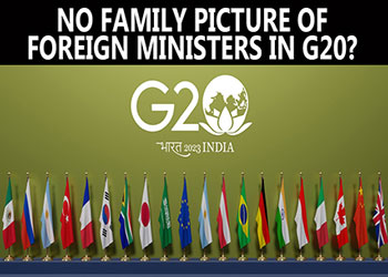 No family picture of foreign ministers in G20 ?