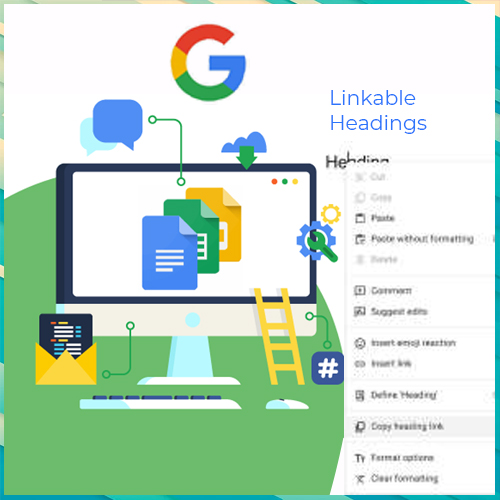 Google Docs adds linkable headings for easy sharing