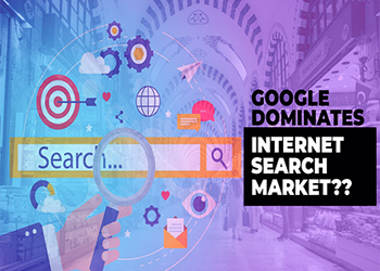 Google dominates internet search market ??