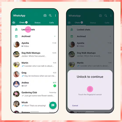 Recent WhatsApp version includes personalized passwords for chat privacy