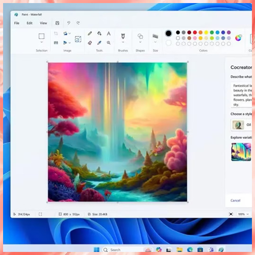 Microsoft Paint now integrates DALL-E 3