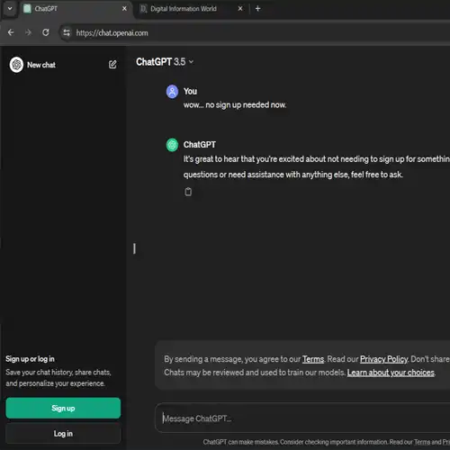 OpenAI users can now open AI chatbot without account signup