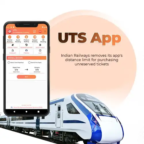Indian Railways removes its app's distance limit for purchasing unreserved tickets