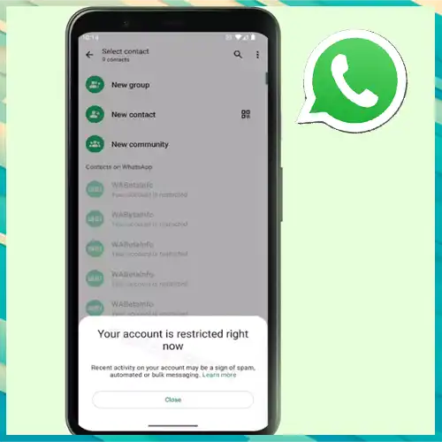 WhatsApp to soon roll out account restriction feature