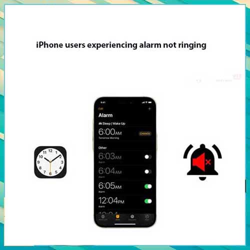 iPhone users experiencing alarm not ringing